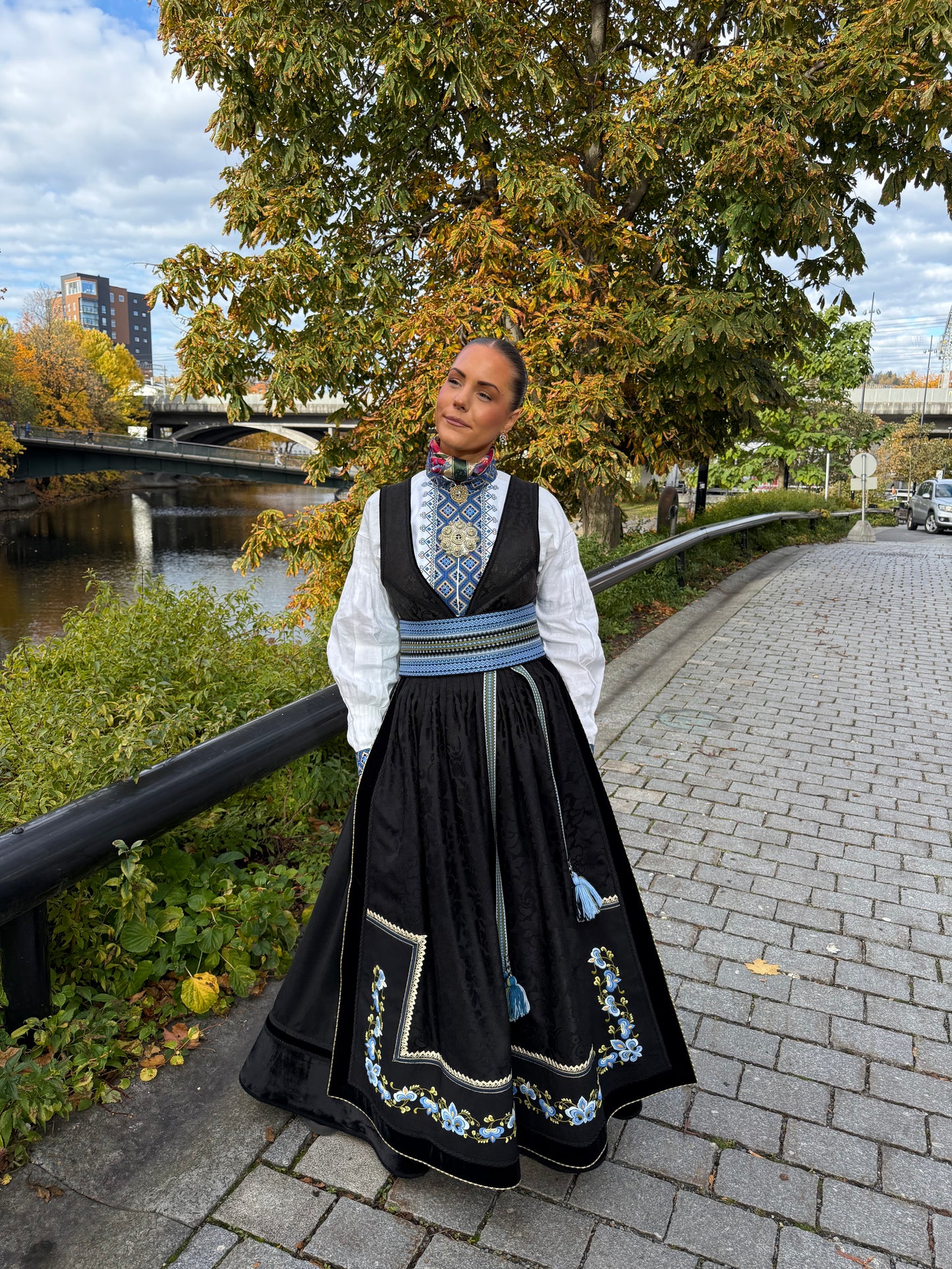Beltestakk svart/blå