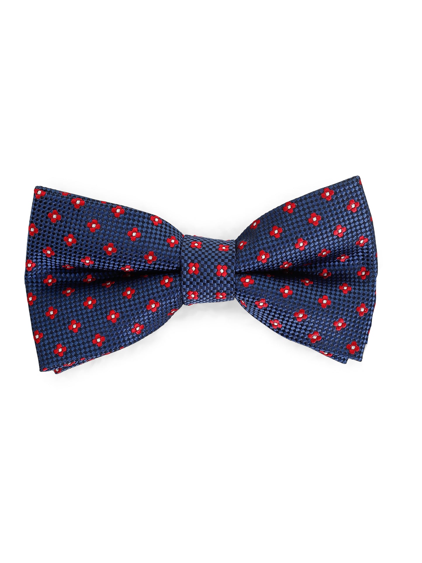 Tversoversløyfe blå med blomster