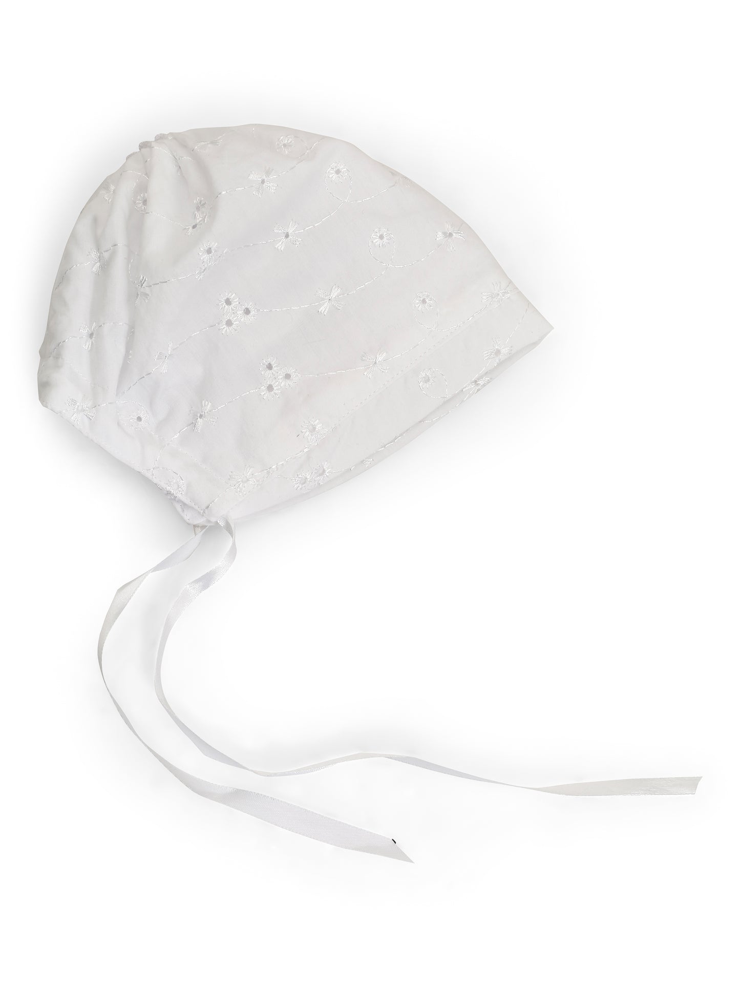 Dåpslue i engelsk blonde hvit unisex A