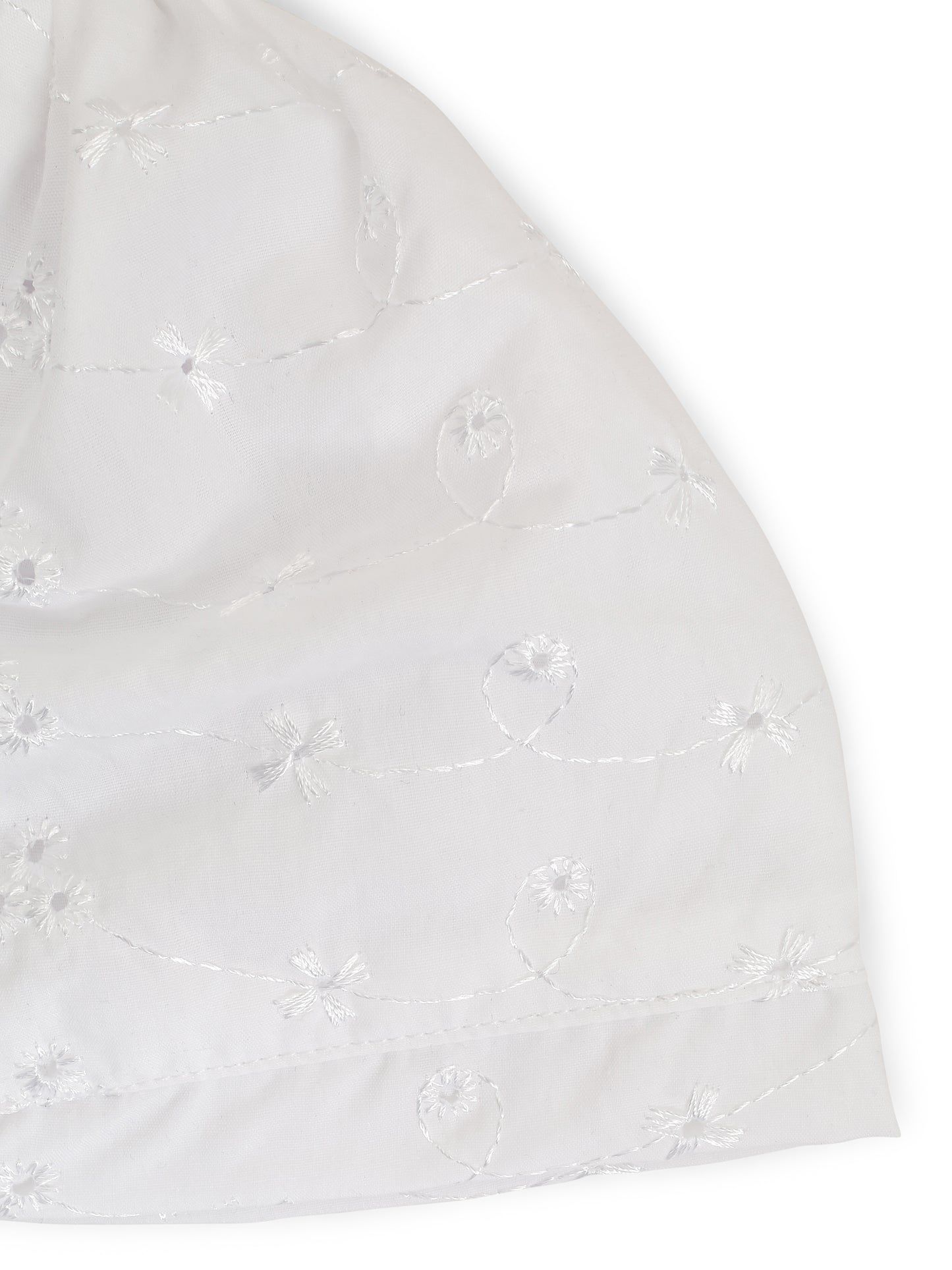 Dåpslue i engelsk blonde hvit unisex A