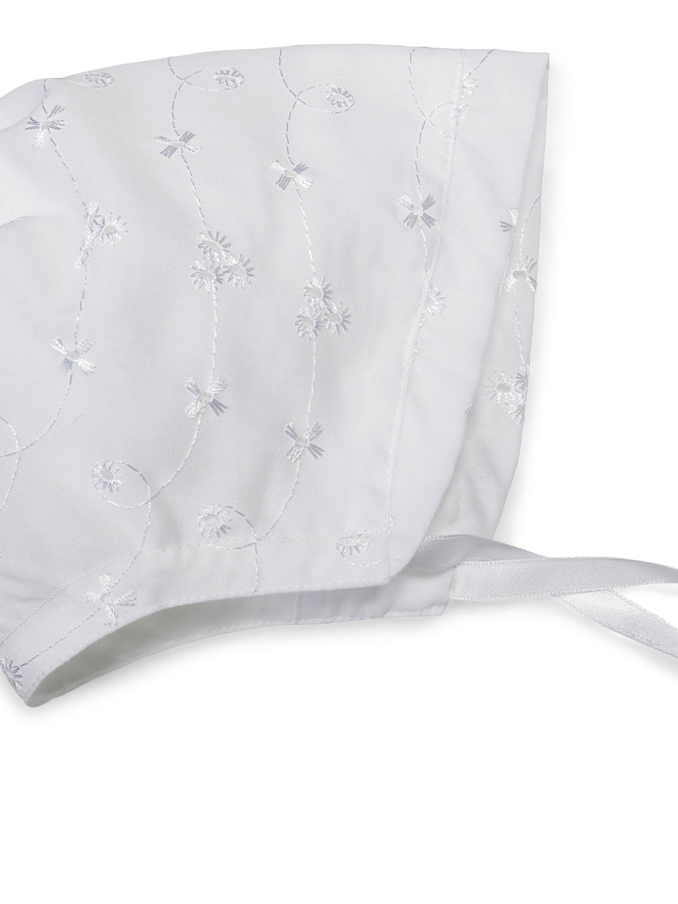 Dåpslue i engelsk blonde hvit unisex A
