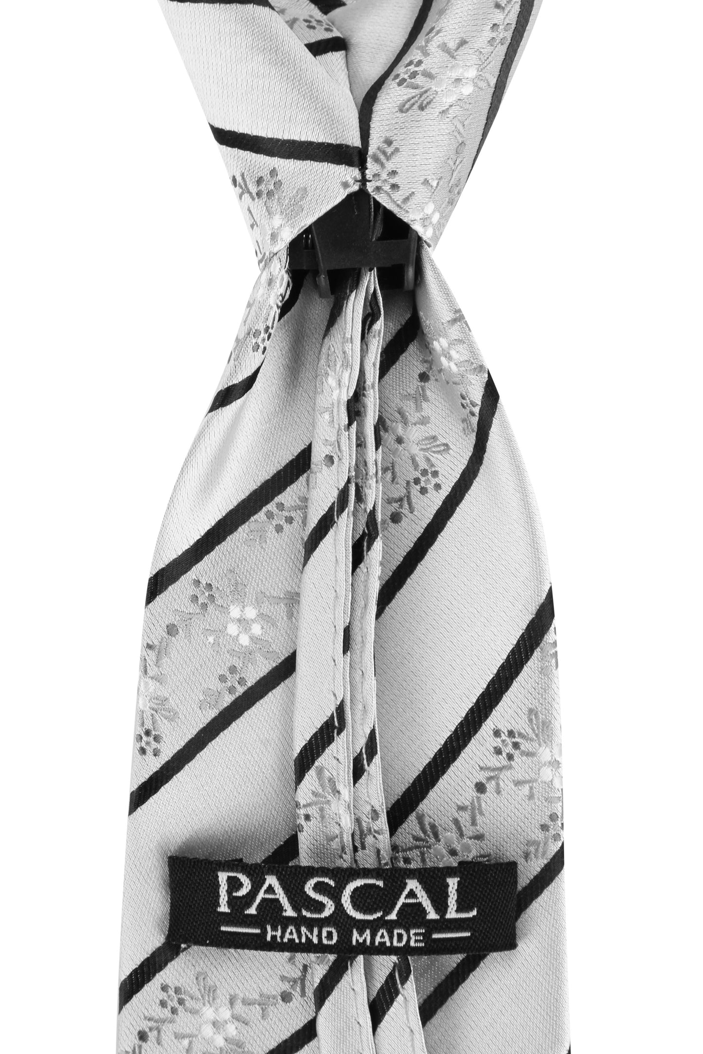 Slips grå/svart striper