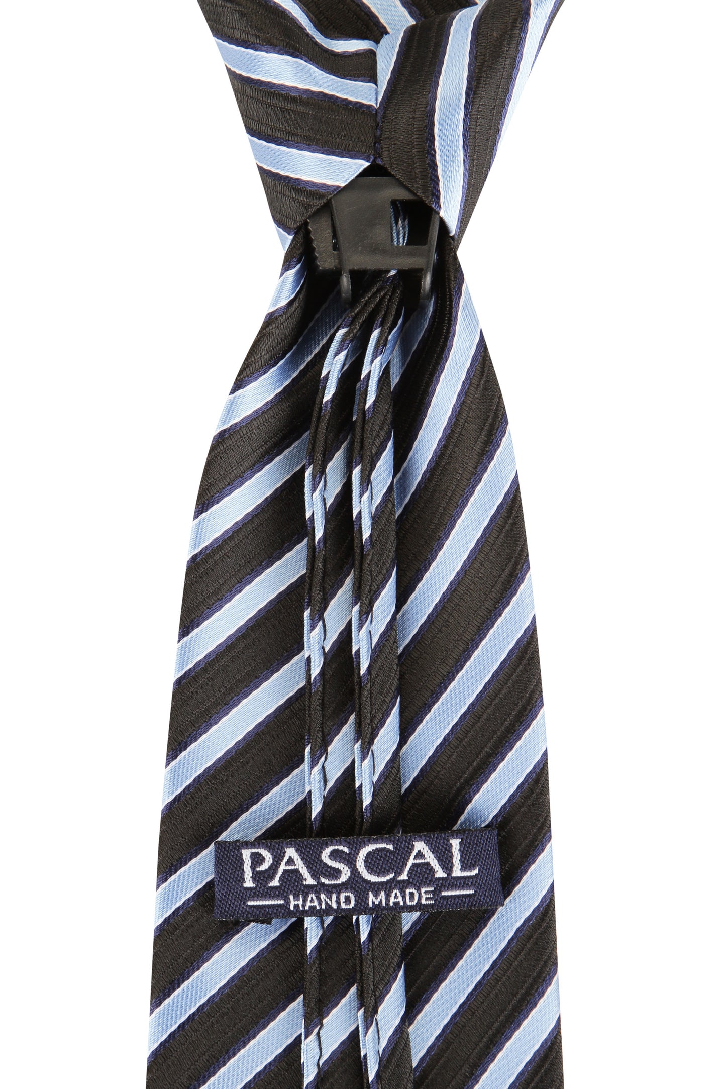 Slips blå/svart striper