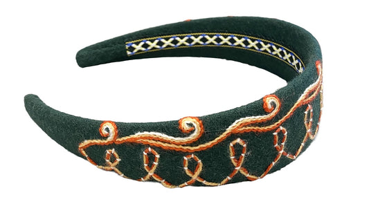 Bunadshårbøyle Sognebunad grønn