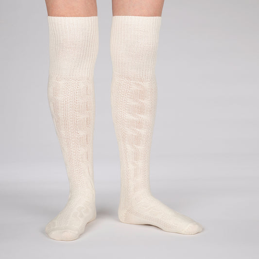 Nikkers bunadstrømper til menn offwhite