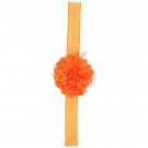 Pascal hårbånd blomst, oransje thumbnail
