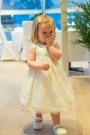 Pascal babykjole med sommerfugler ivory/rosa thumbnail