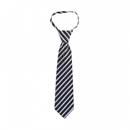 Pascal slips stripete svart/lyseblå