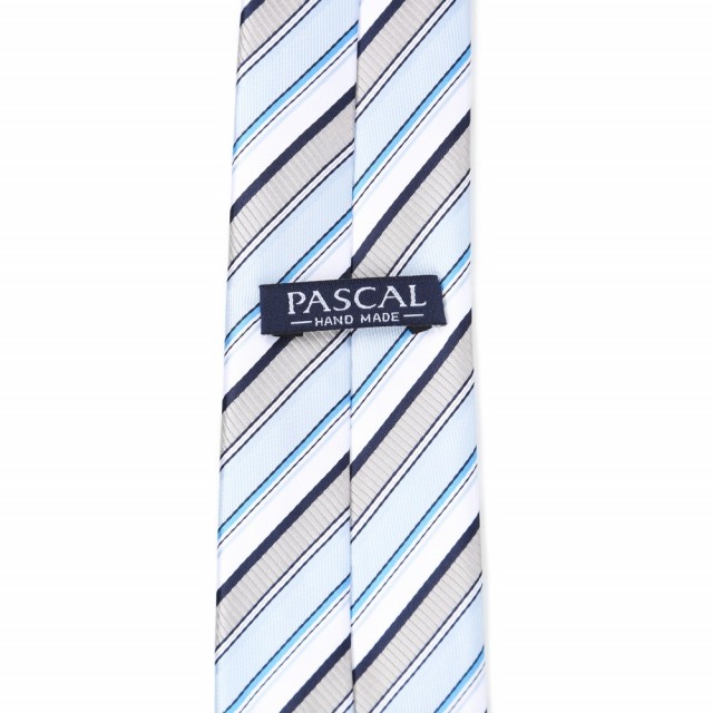 Lyseblå/grå slips