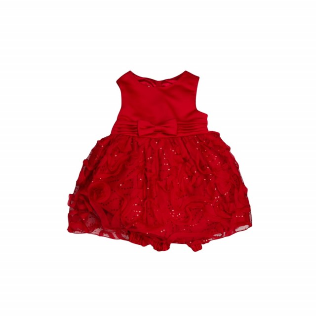 rød babykjole