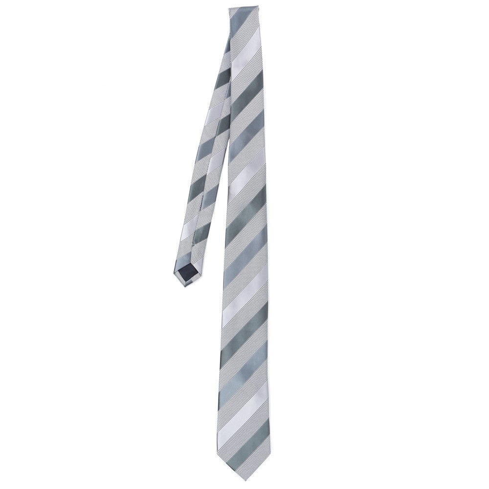 stripete grått slips