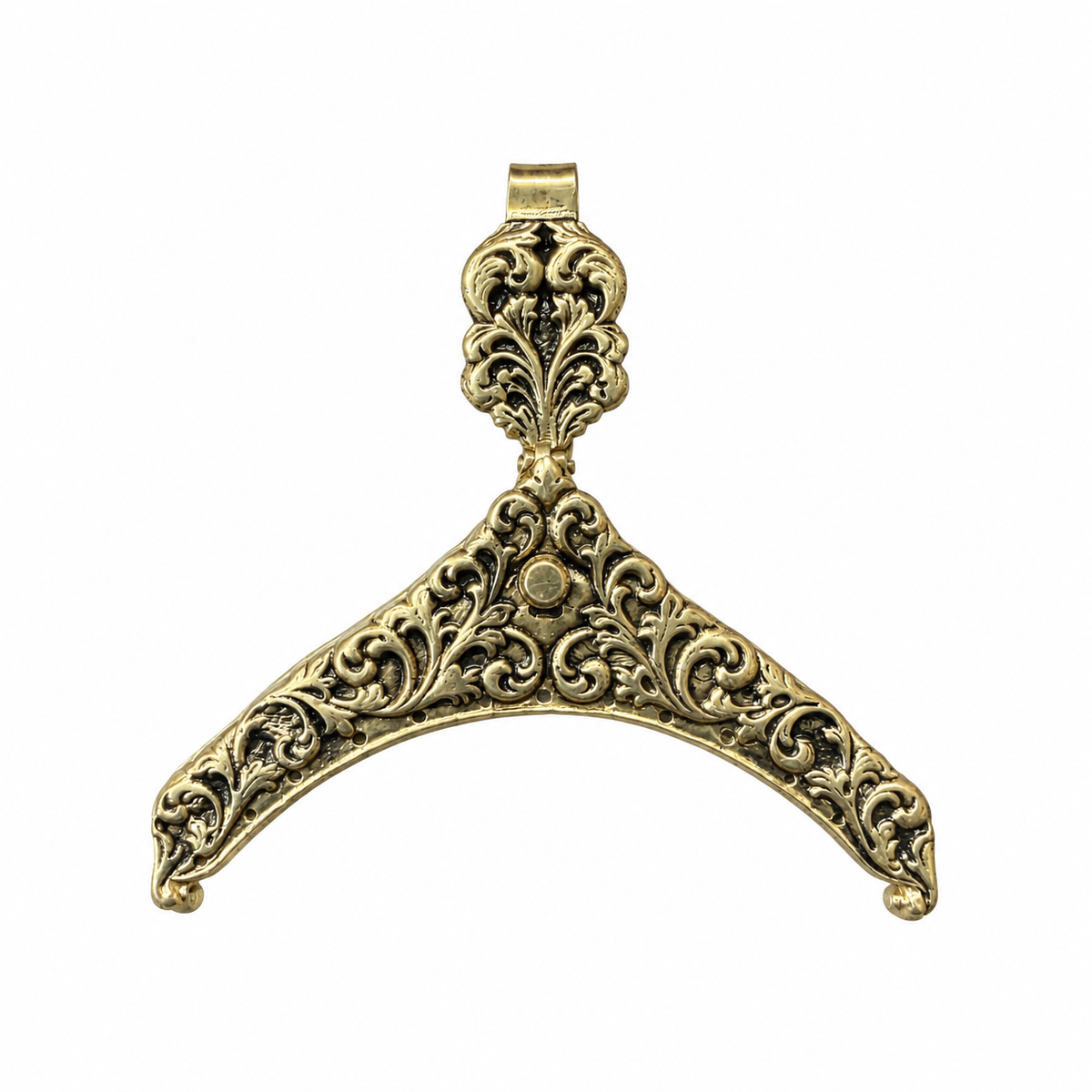 Johs. Kristiansen veskelås i bronse 162