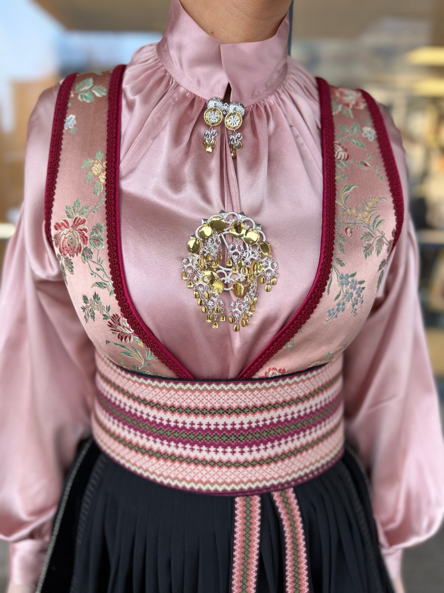 Belte til beltestakk lys rosa FR9