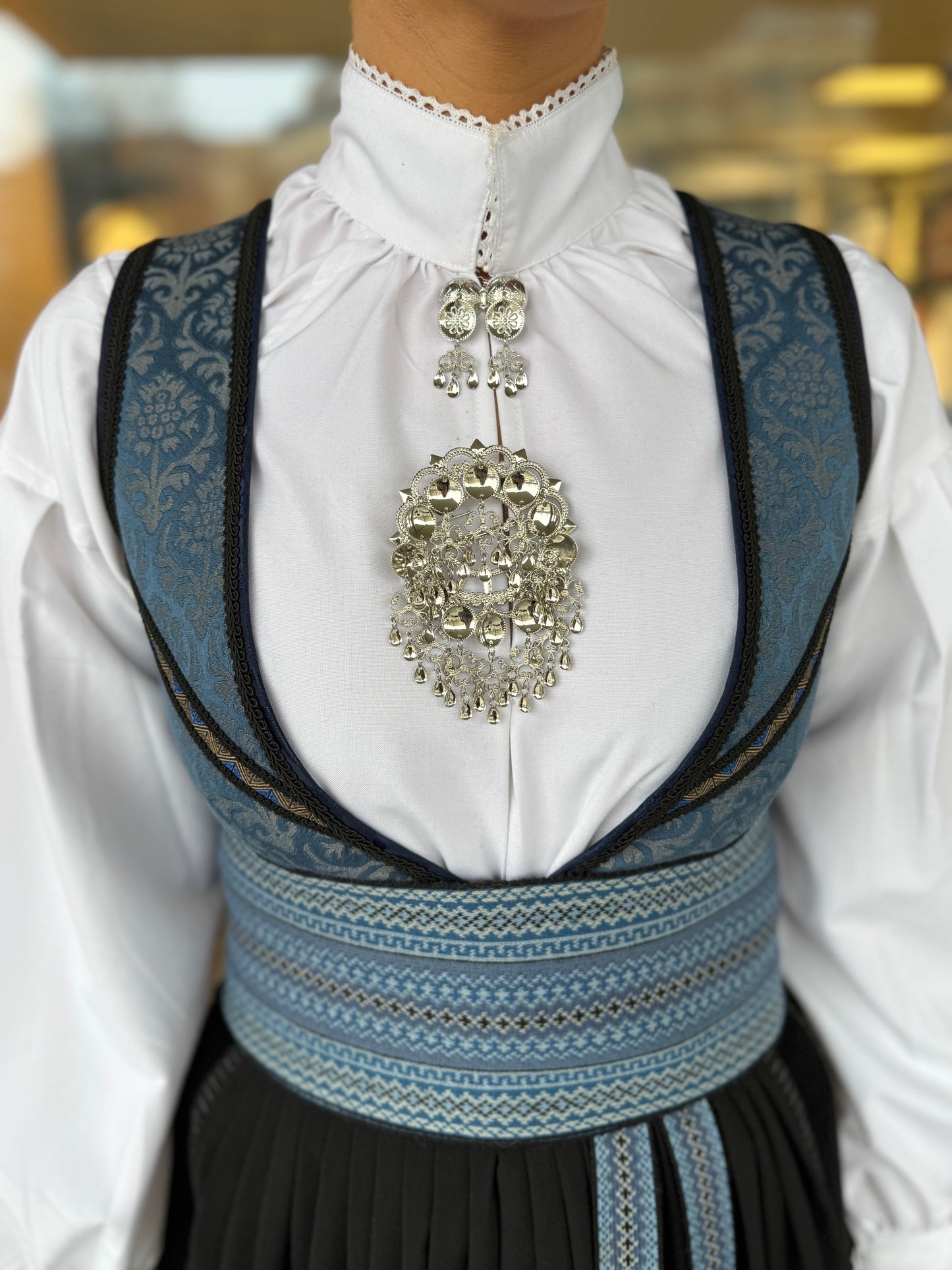 Belte til beltestakk blå B10