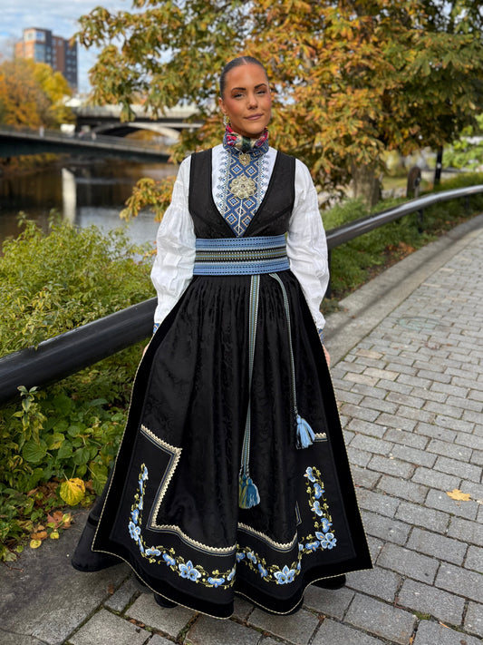 Beltestakk svart/blå