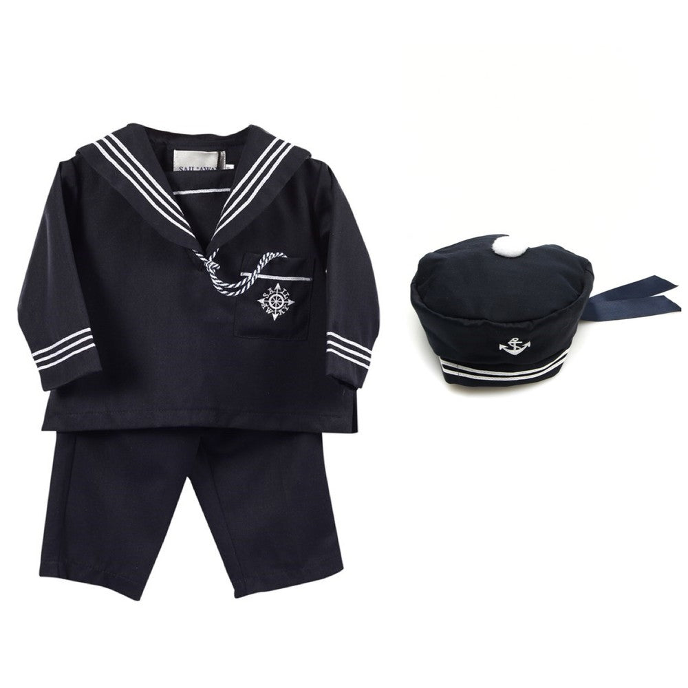 Matrosdress med matroslue