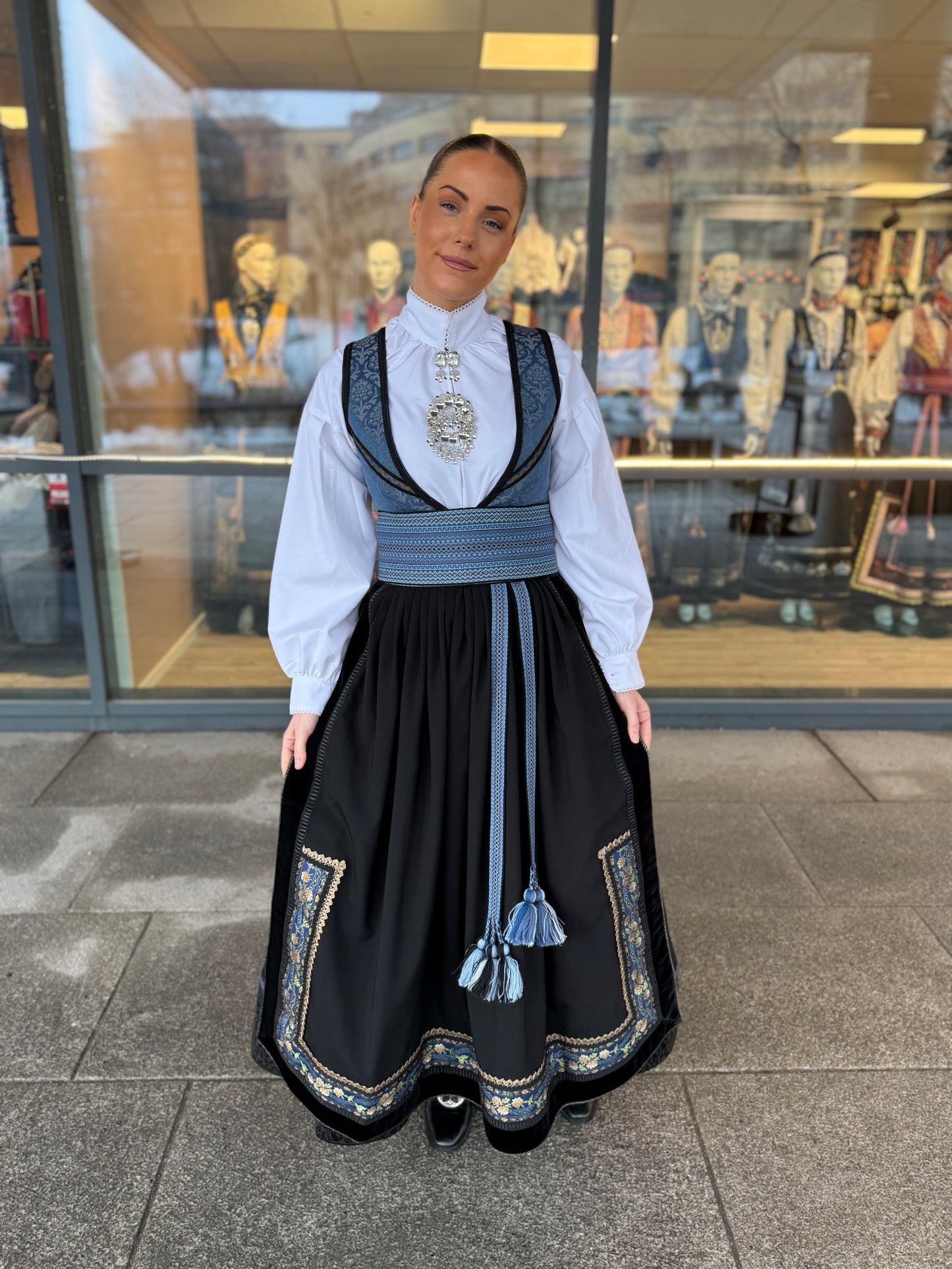 Belte til beltestakk blå B10