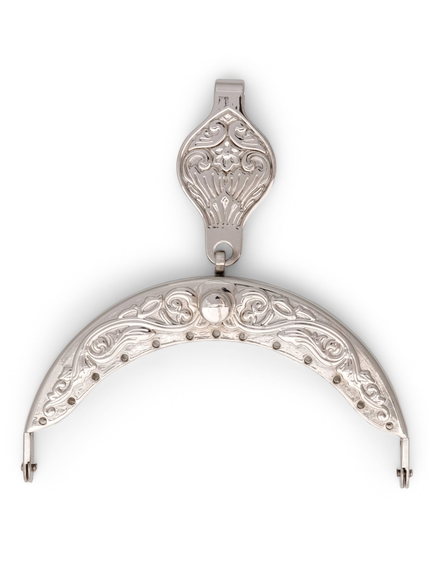 Pascal bunadsveske blå med blå/sølvgrå broderier