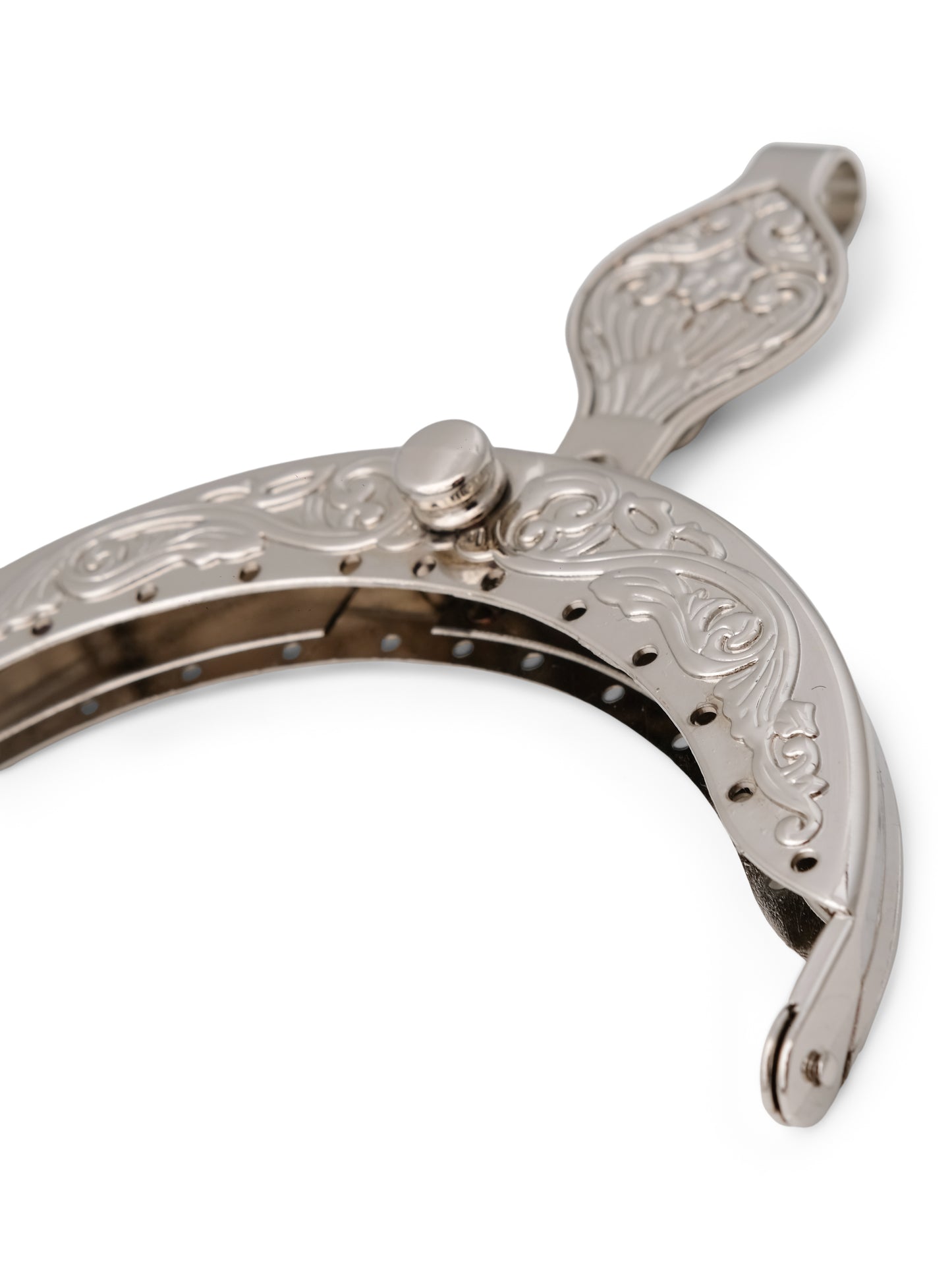 Pascal bunadsveske blå med blå/sølvgrå broderier