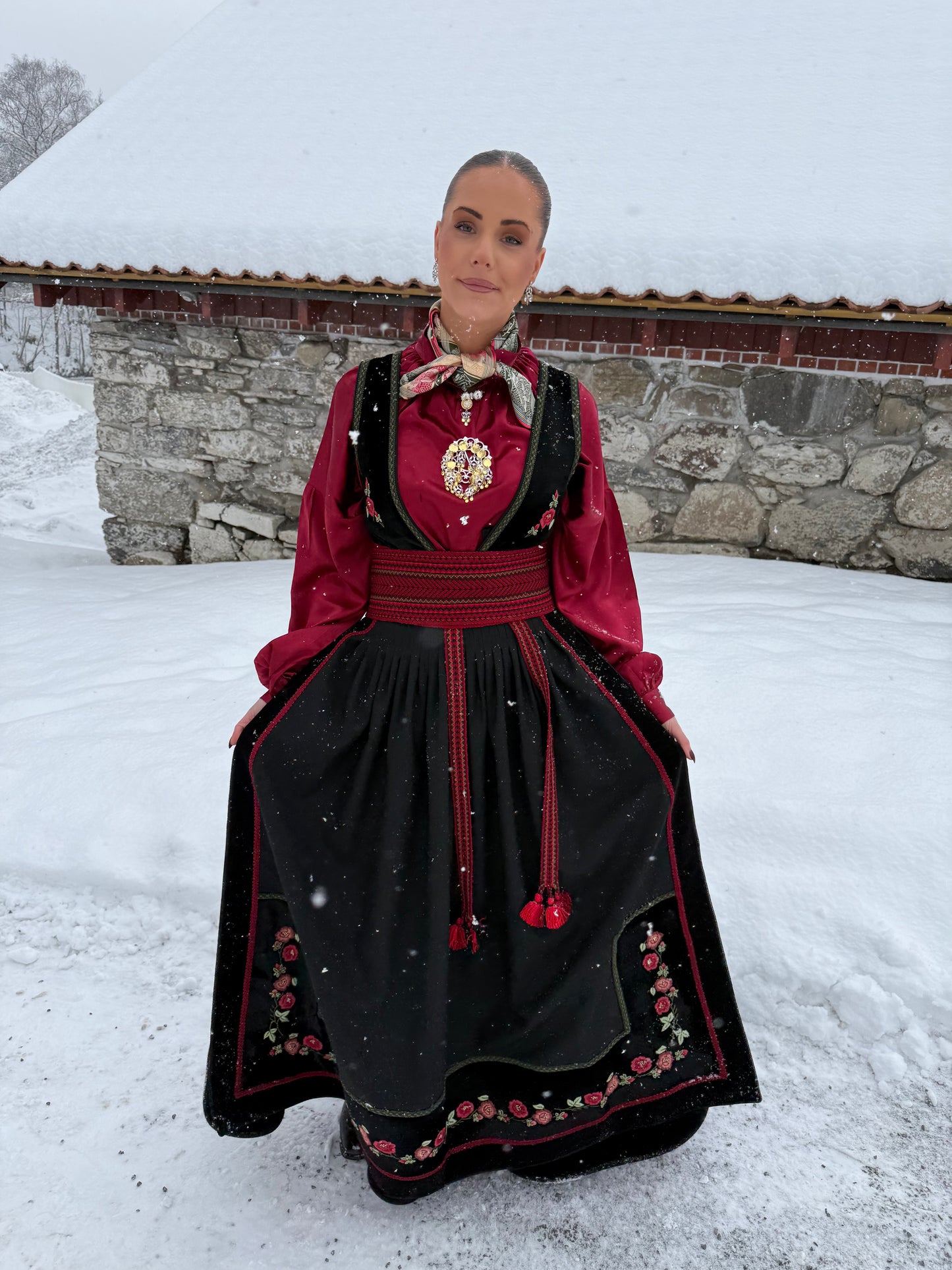 Beltestakk rød