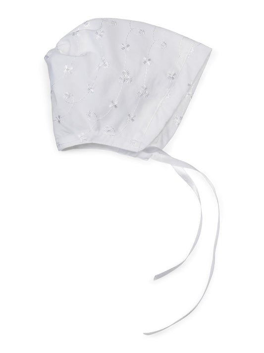 Dåpslue i engelsk blonde hvit unisex A