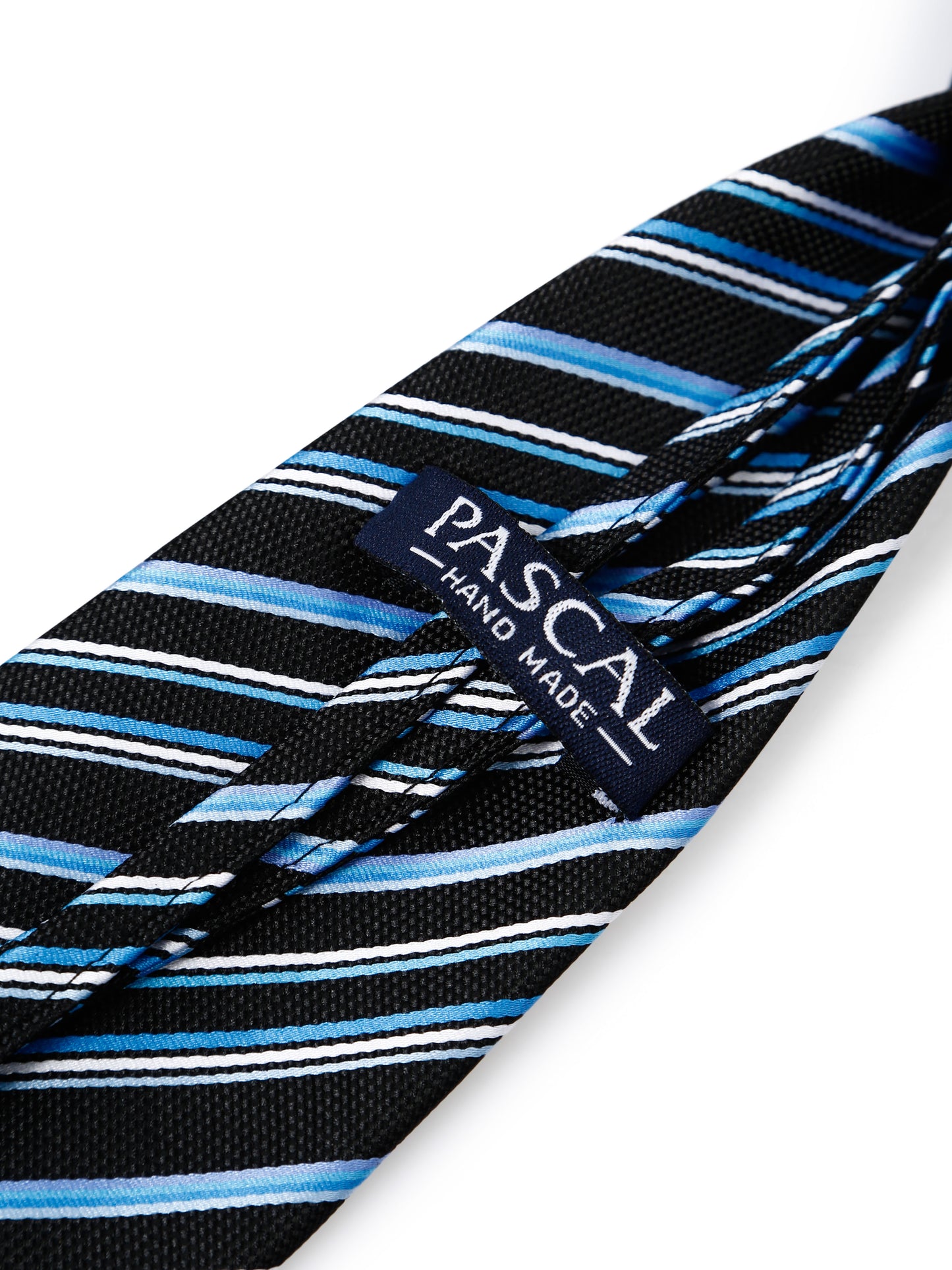 Slips blå/svart striper