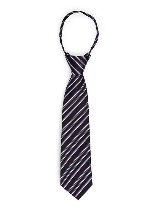 Slips lilla/svart
