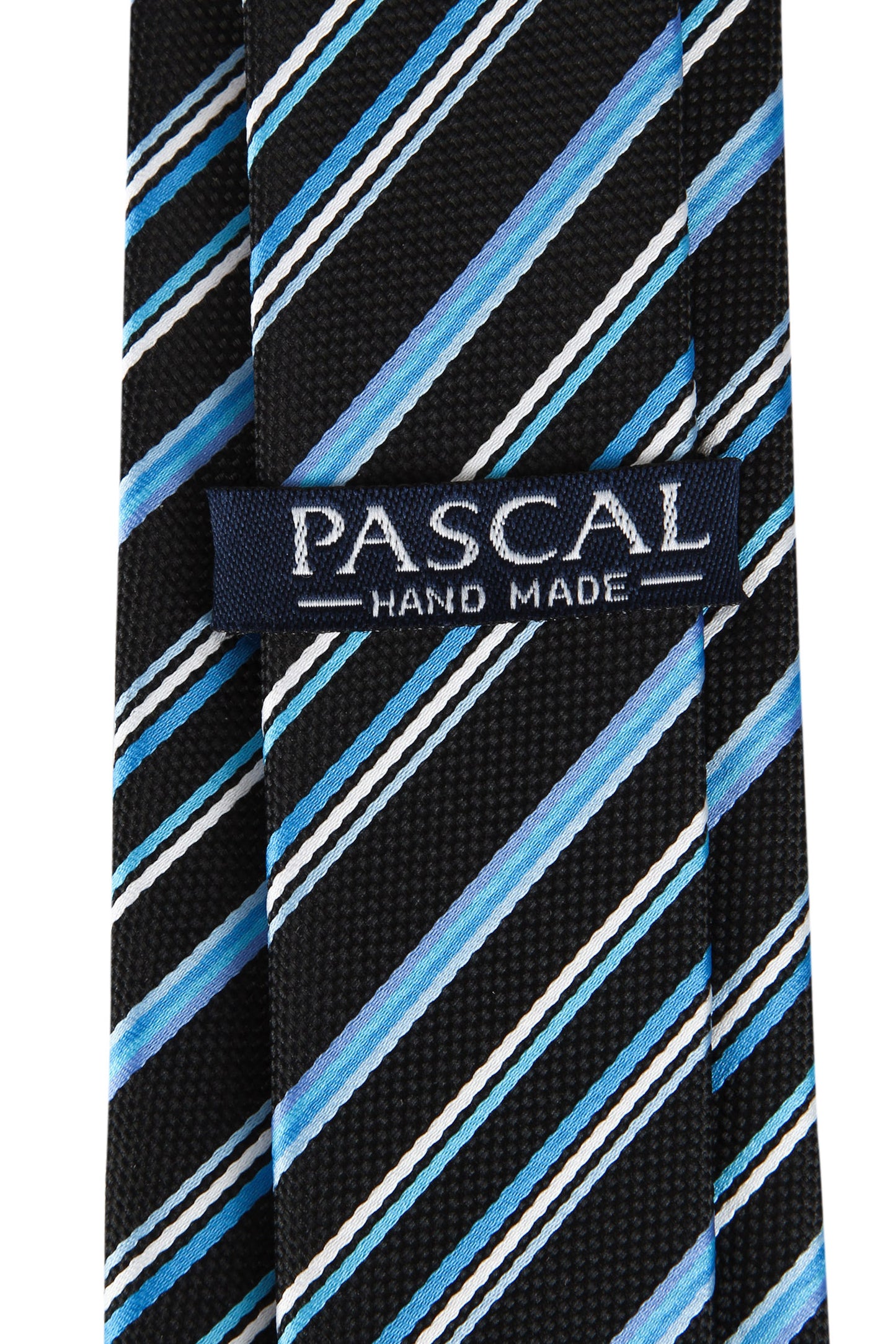 Slips blå/svart striper